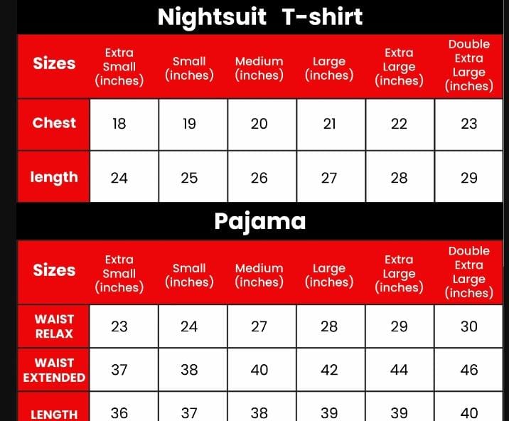 “My Bear” Printed Girls Nightwear