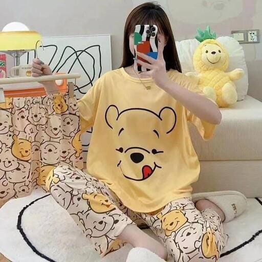 3 Piece Multi Teddy Bear Nightwear