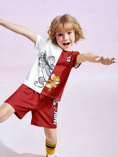 Cartoon Full Sleeve Kids Suit (Each) Tom Jerry