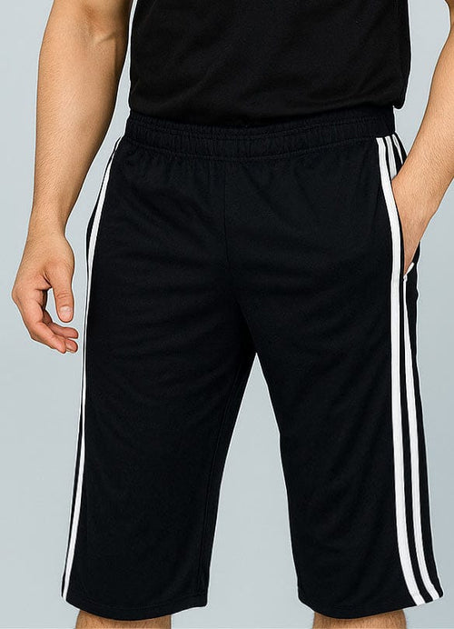 Summer Cotton Jersey Shorts Black