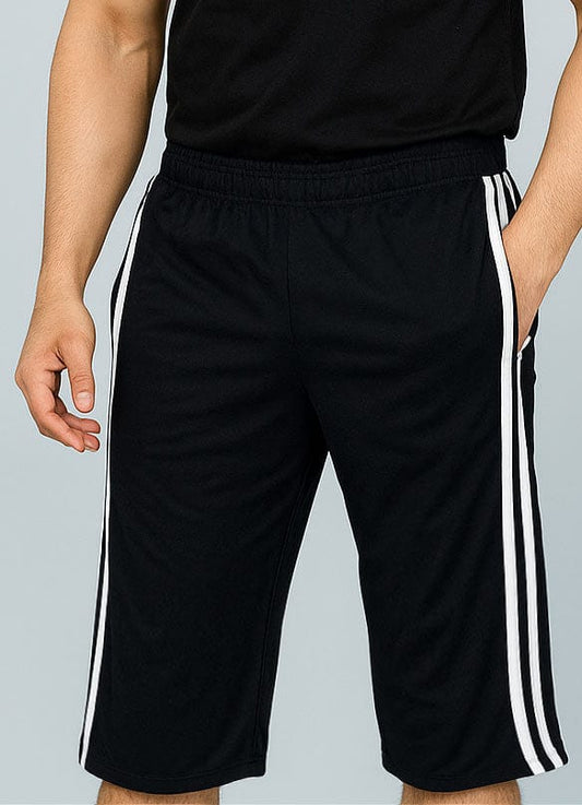 Summer Cotton Jersey Shorts Black