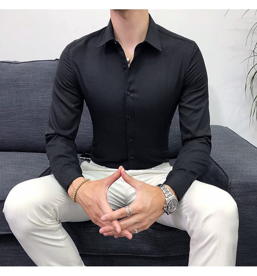 Men's Premium Black Formal Shirt