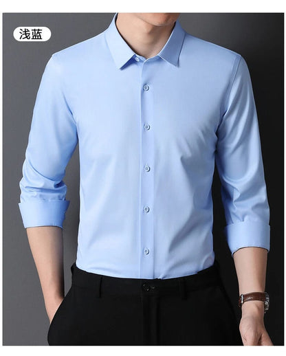 Men's Premium Light Blue Formal Dress Shirt