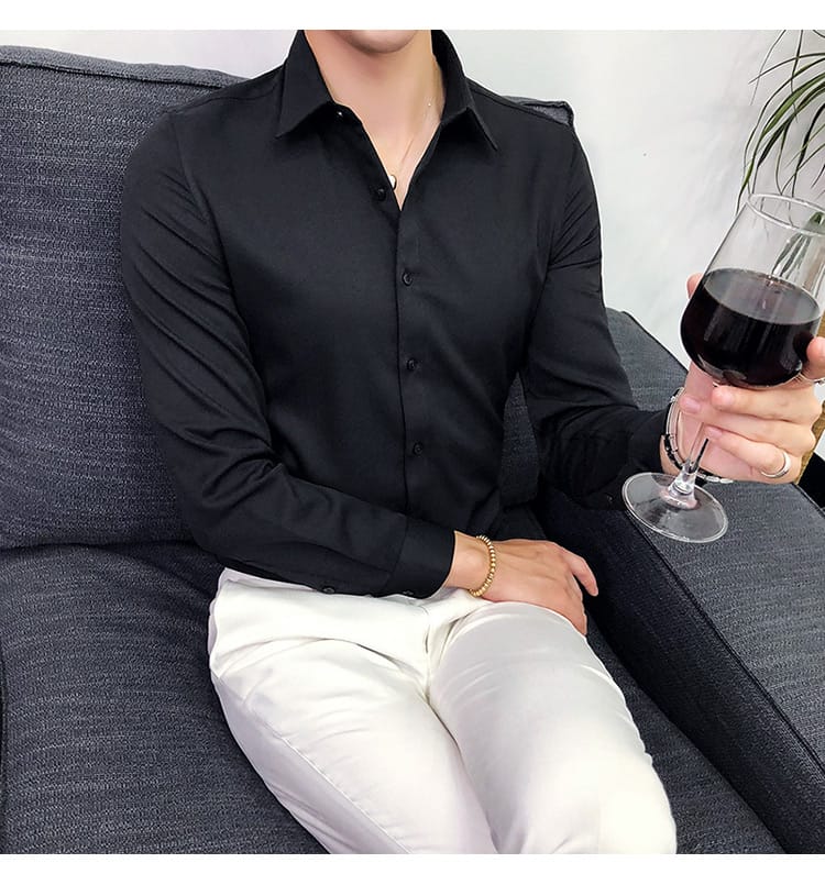Men's Premium Black Formal Shirt