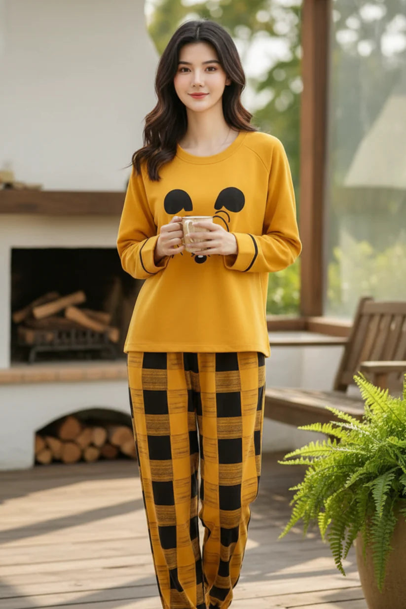 Yellow Mickey Mouse PJs SET