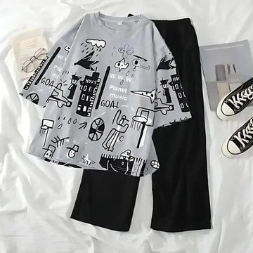 Funcky Printed Night Suit