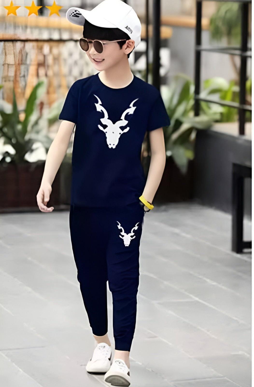 Stylish Half Sleeve Kids Suit (Each)
